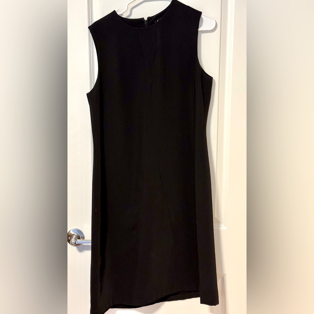 Emanuel Ungaro black shift dress US 12